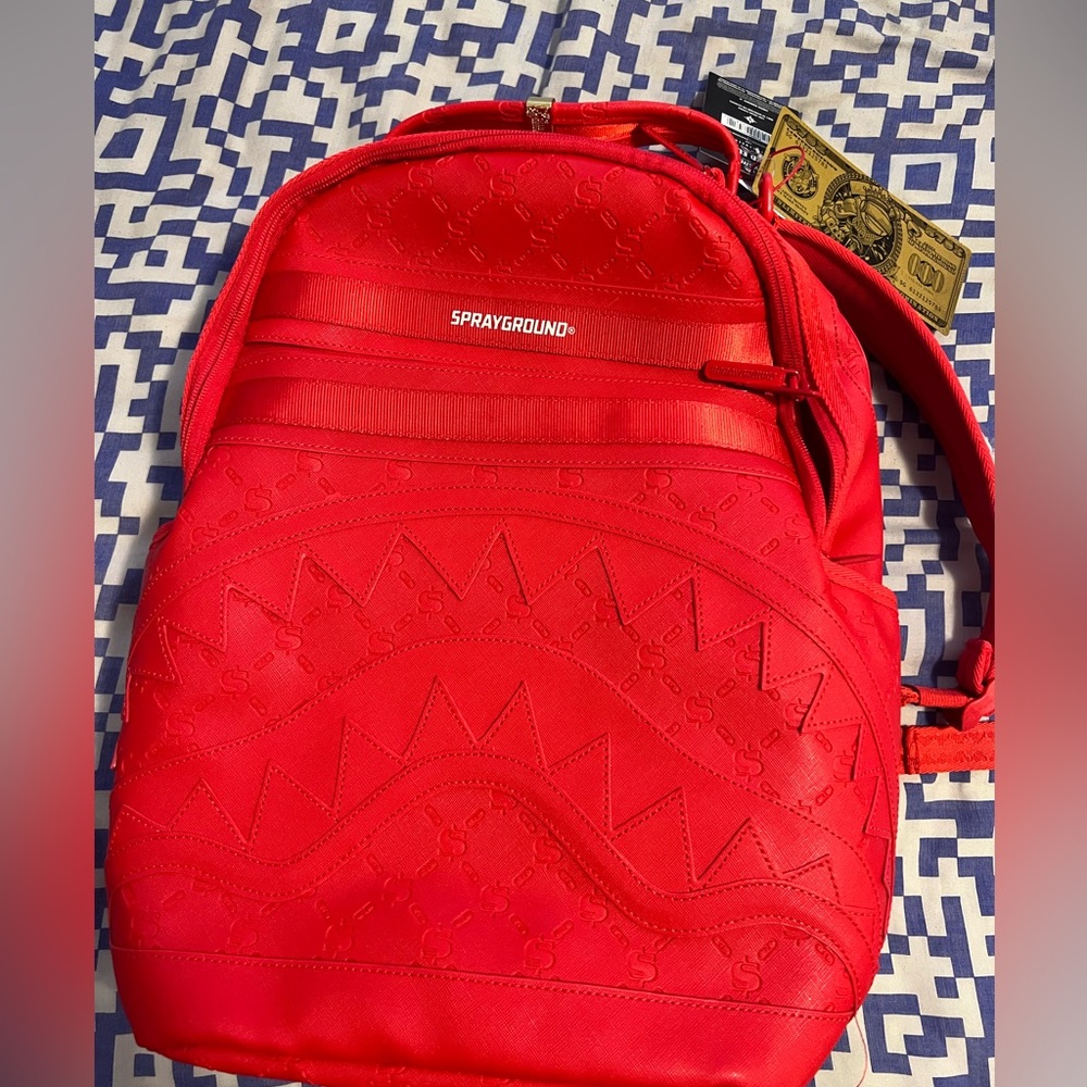 Sprayground Deniro DLXF Backpack - Red  Brand New!!!!